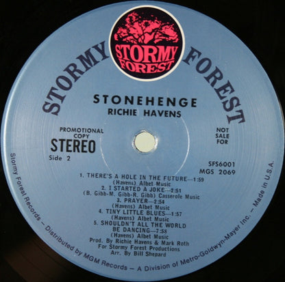Richie Havens : Stonehenge (LP, Album, Promo)