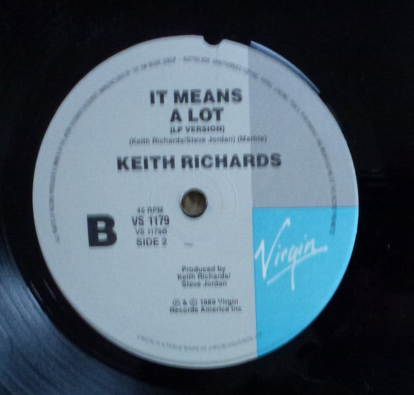 Keith Richards : Make No Mistake (7", Single)