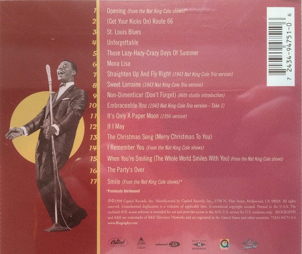 Nat King Cole : A [Musical] Anthology (CD, Comp, Enh)