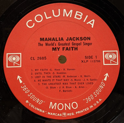 Mahalia Jackson : My Faith (LP, Album)