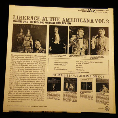 Liberace : Liberace At The Americana! Vol. 2 (LP, Album)