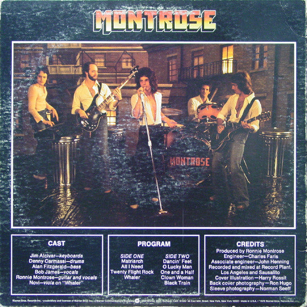 Montrose (2) : Warner Bros. Presents Montrose! (LP, Album, Los)