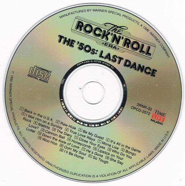 Various : The '50s: Last Dance (CD, Comp, Mono, RE, RM)