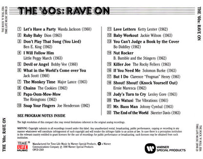 Various : The '60s: Rave On (CD, Comp, RM)