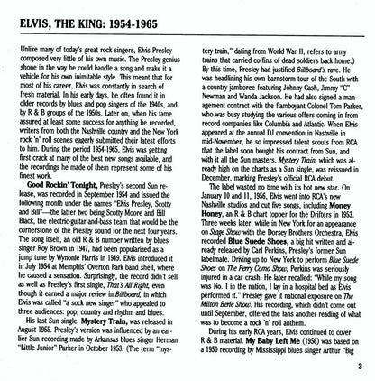 Elvis Presley : Elvis, The King: 1954-1965 (CD, Comp, RM)