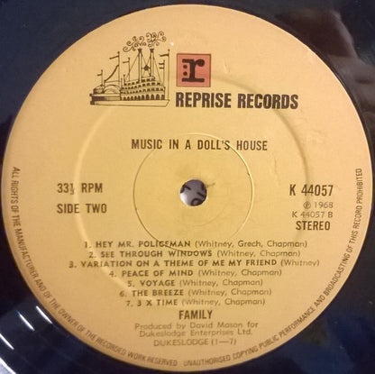 Family (6) : Music In A Doll's House (LP, Album, RE)