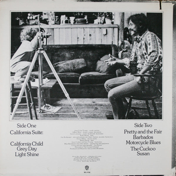 Jesse Colin Young : Light Shine (LP, Album, Jac)