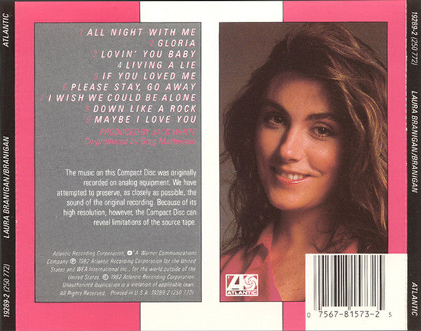 Laura Branigan : Branigan (CD, Album, RE)