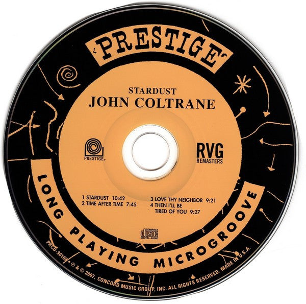 John Coltrane : Stardust (CD, Album, RE, RM)