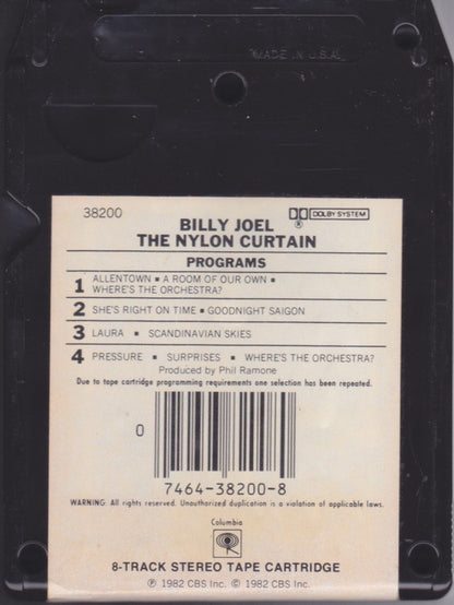 Billy Joel : The Nylon Curtain (8-Trk, Album)