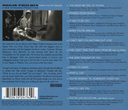 Regis Philbin : When You're Smiling (CD, Album, Enh)