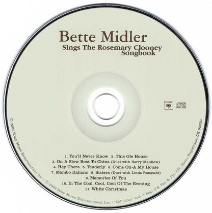 Bette Midler : Sings The Rosemary Clooney Songbook (CD, Album, Club)