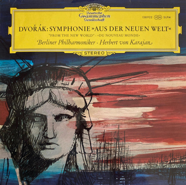 Antonín Dvořák ‧ Berliner Philharmoniker ‧ Herbert von Karajan : Symphonie »Aus Der Neuen Welt« = "From The New World" = « Du Nouveau Monde » (LP, RP)