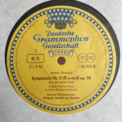 Antonín Dvořák ‧ Berliner Philharmoniker ‧ Herbert von Karajan : Symphonie »Aus Der Neuen Welt« = "From The New World" = « Du Nouveau Monde » (LP, RP)