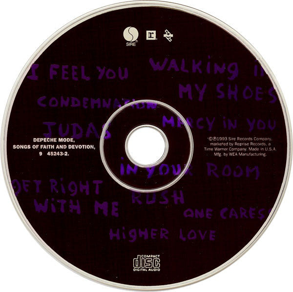 Depeche Mode : Songs Of Faith And Devotion (CD, Album, RE)