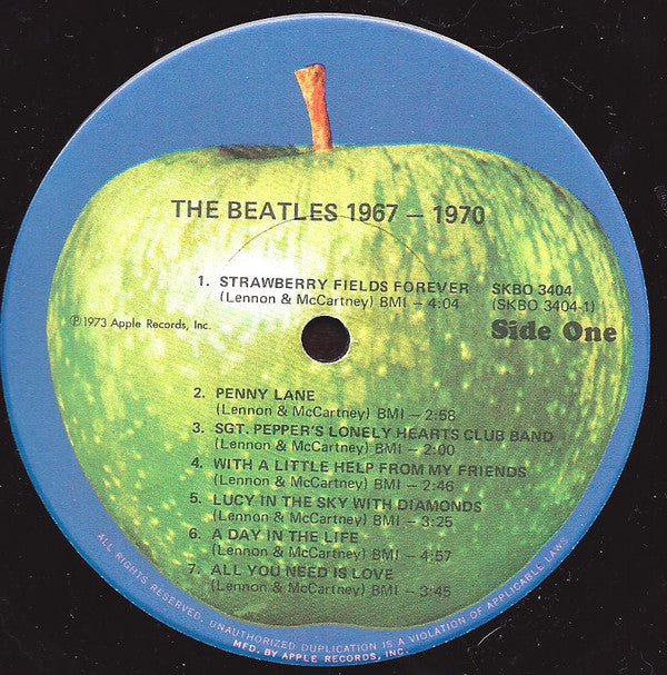 The Beatles : 1967-1970 (2xLP, Comp, RE, Gat)