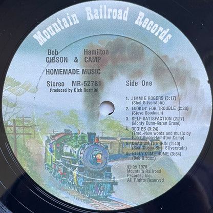 Bob Gibson & Hamilton Camp : Homemade Music (LP, Album)