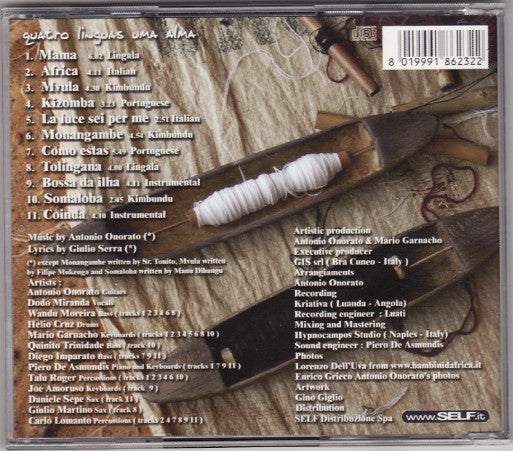 Antonio Onorato : Quatro Linguas Uma Alma (CD, Album)