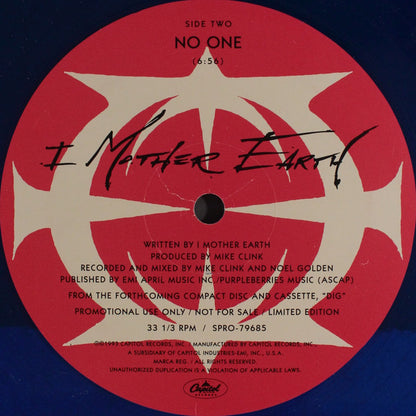 I Mother Earth : Untitled (10", Ltd, Promo, Blu)