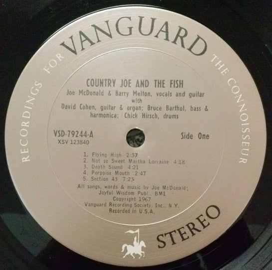 Country Joe And The Fish : Electric Music For The Mind And Body (LP, Album, San)