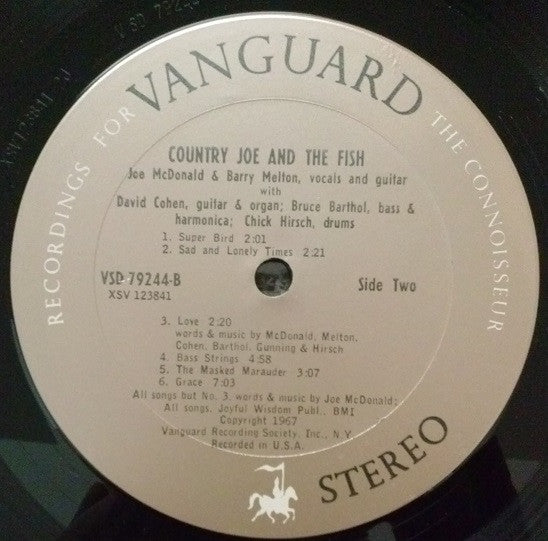 Country Joe And The Fish : Electric Music For The Mind And Body (LP, Album, San)