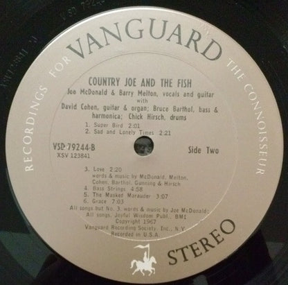 Country Joe And The Fish : Electric Music For The Mind And Body (LP, Album, San)