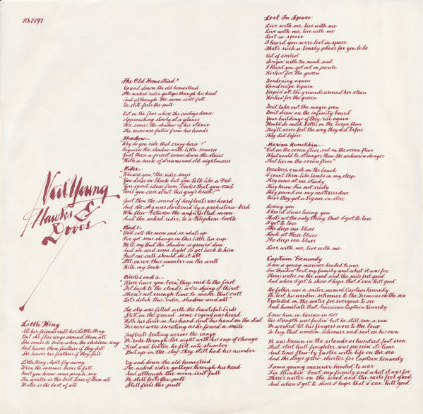 Neil Young : Hawks & Doves (LP, Album, Win)