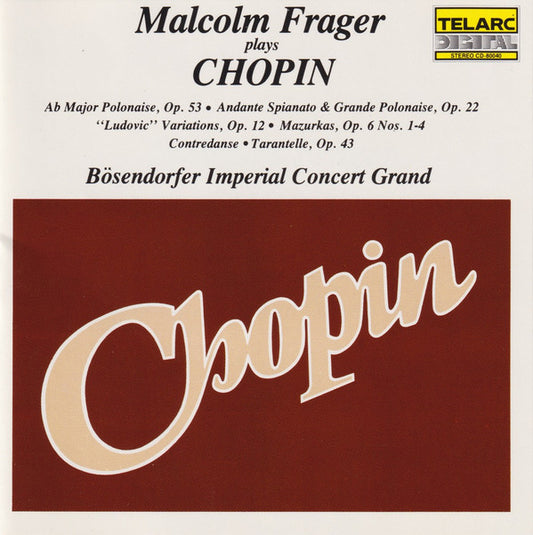 Malcolm Frager - Chopin* : Malcolm Frager Plays Chopin (CD, Album)