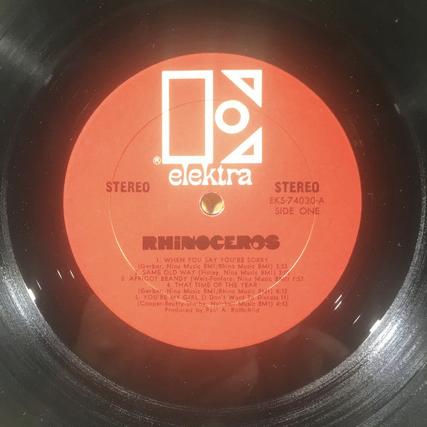 Rhinoceros (2) : Rhinoceros (LP, Album, RP, All)