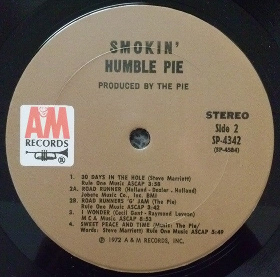 Buy Humble Pie : Smokin' (LP, Album, Pit) Online for a great price