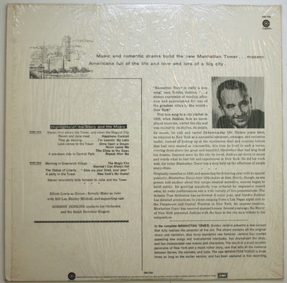 Gordon Jenkins / Elliott Lewis, Beverly Mahr, The Ralph Brewster Singers : Complete  Manhattan Tower (LP, Album, Mono, RE)