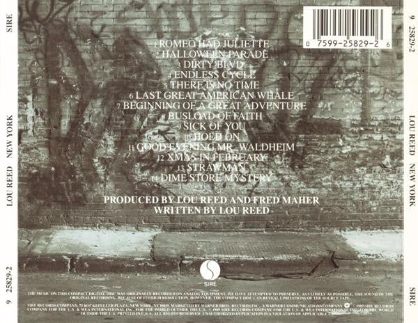 Lou Reed : New York (CD+G, Album)