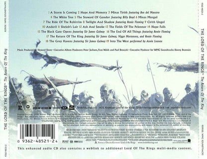 Howard Shore : The Lord Of The Rings: The Return Of The King (Original Motion Picture Soundtrack) (CD, Album, Enh)