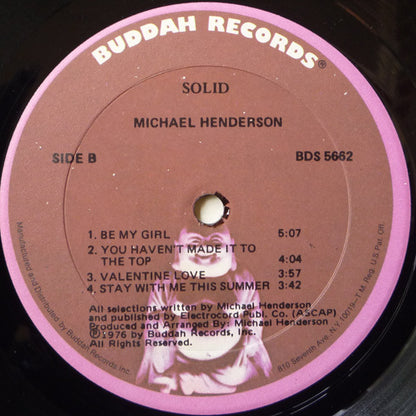 Michael Henderson : Solid (LP, Album)