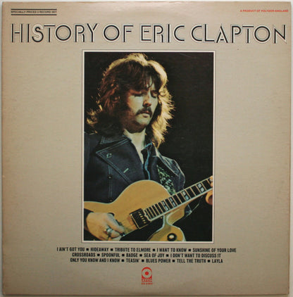 Eric Clapton : History Of Eric Clapton (2xLP, Comp, RE, PR )