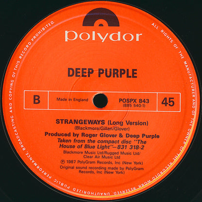 Deep Purple : Call Of The Wild (12", Single, Ltd)