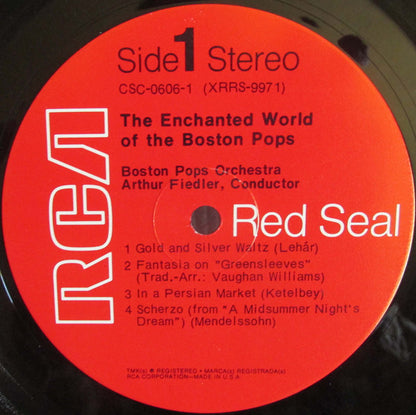 The Boston Pops Orchestra, Arthur Fiedler : The Enchanted World Of The Boston Pops (2xLP, Comp, Gat)