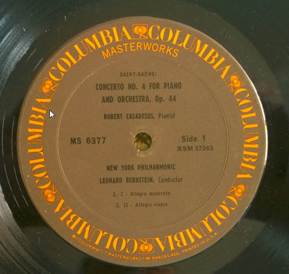 Robert Casadesus / Camille Saint-Saëns / Gabriel Fauré : Concerto No. 4 For Piano And Orchestra / Ballade For Piano And Orchestra (LP, RE)