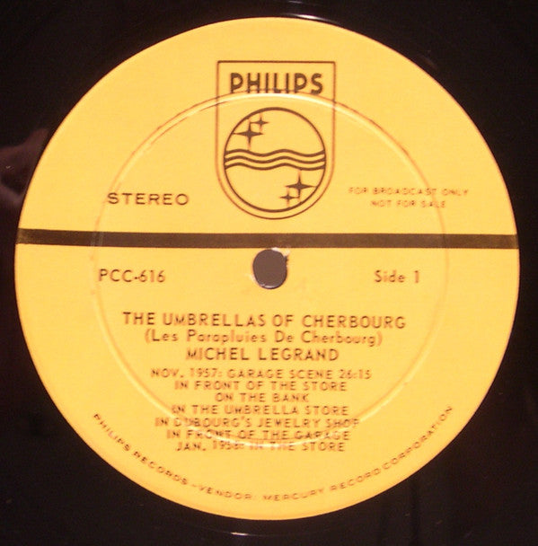 Michel Legrand : Les Parapluies De Cherbourg (LP, Album, Promo)