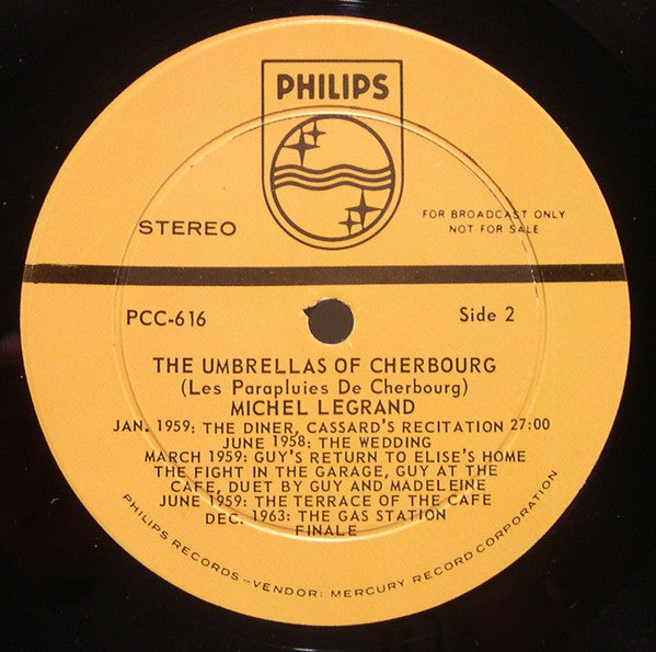 Michel Legrand : Les Parapluies De Cherbourg (LP, Album, Promo)