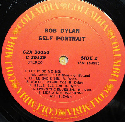Bob Dylan : Self Portrait (2xLP, Album, Pit)
