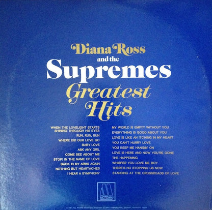 The Supremes : Greatest Hits (2xLP, Comp, Roc)
