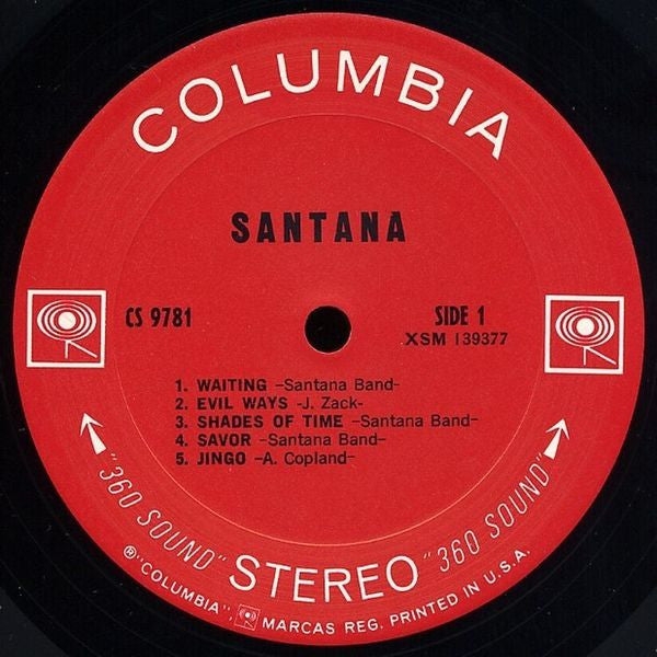 Santana : Santana (LP, Album)