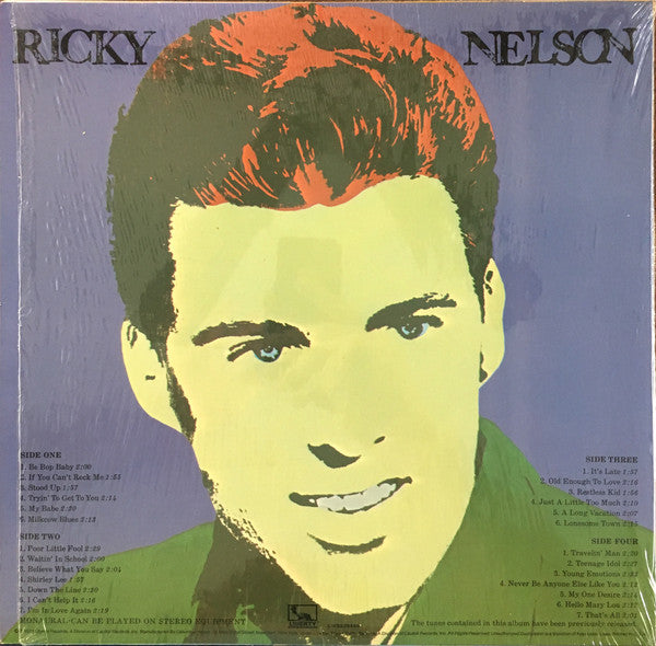 Ricky Nelson (2) : Ricky Nelson (2xLP, Comp, Mono, Club)