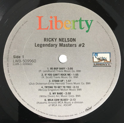 Ricky Nelson (2) : Ricky Nelson (2xLP, Comp, Mono, Club)