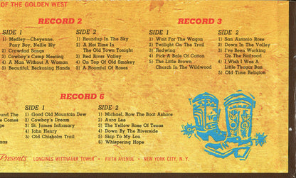 Ken Carson and the Choraliers : The Treasury Of The Golden West (6xLP + Box)