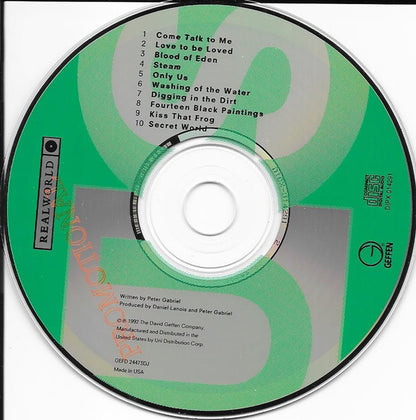 Peter Gabriel : Us (CD, Album, Promo)