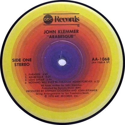 John Klemmer : Arabesque (LP, Album, Spe)
