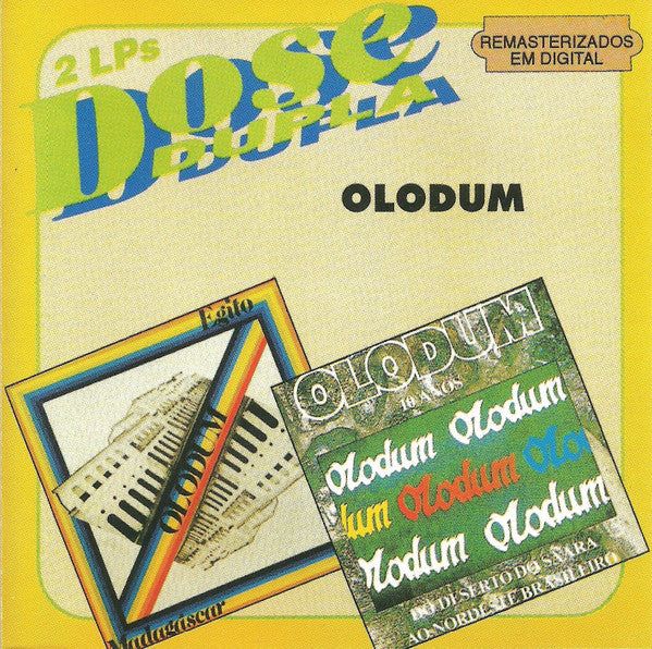 Olodum : 2 LPs Dose Dupla (CD, Comp, RM, RP)