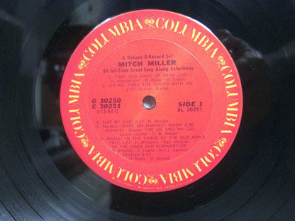 Mitch Miller : 34 All-Time Great Sing Along Selections (2xLP, Comp)
